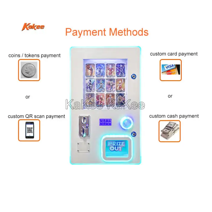 Single or Packed Card Dispense Slot Trading Card Vending Machine