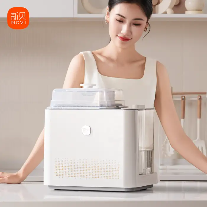 NCVI Fully Automatic Electric Baby Milk Bottle Washer and Dryer 360 Degree Washing and Sterilizing Essential Baby Supply