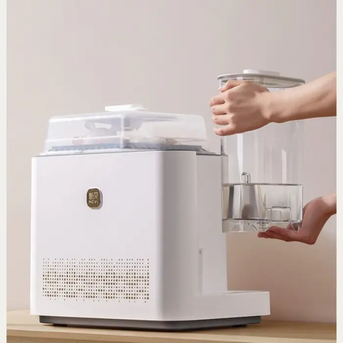 NCVI Fully Automatic Electric Baby Milk Bottle Washer and Dryer 360 Degree Washing and Sterilizing Essential Baby Supply