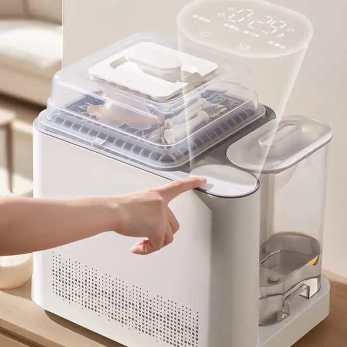 NCVI Fully Automatic Electric Baby Milk Bottle Washer and Dryer 360 Degree Washing and Sterilizing Essential Baby Supply