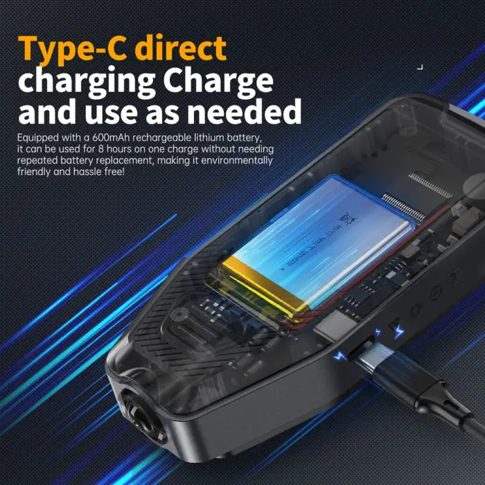 Rechargeable Car Paint Tester With 3 Modes Coating Thickness Gauge 0-1400um