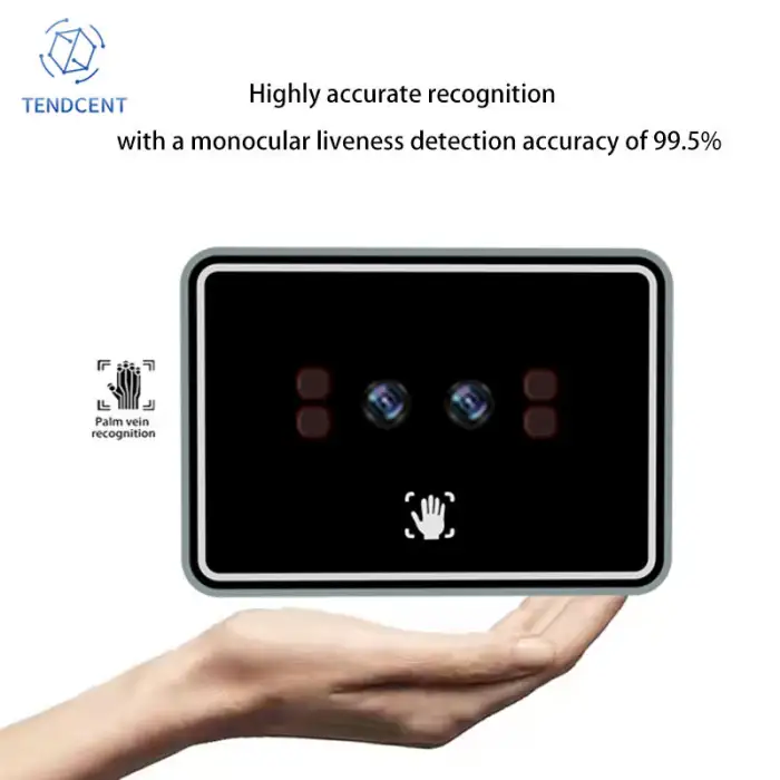 Tendcent Binocular Palm Vein Scanner Access Control Module Support With Customizable OEM/ODM Logo Palm Vein Recognition SDK