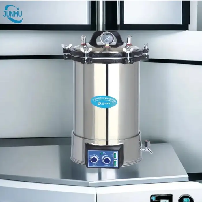 Portable Sterilizer 18L 24L Corrosion Durable Construction for Biomedical Engineering Medical Device