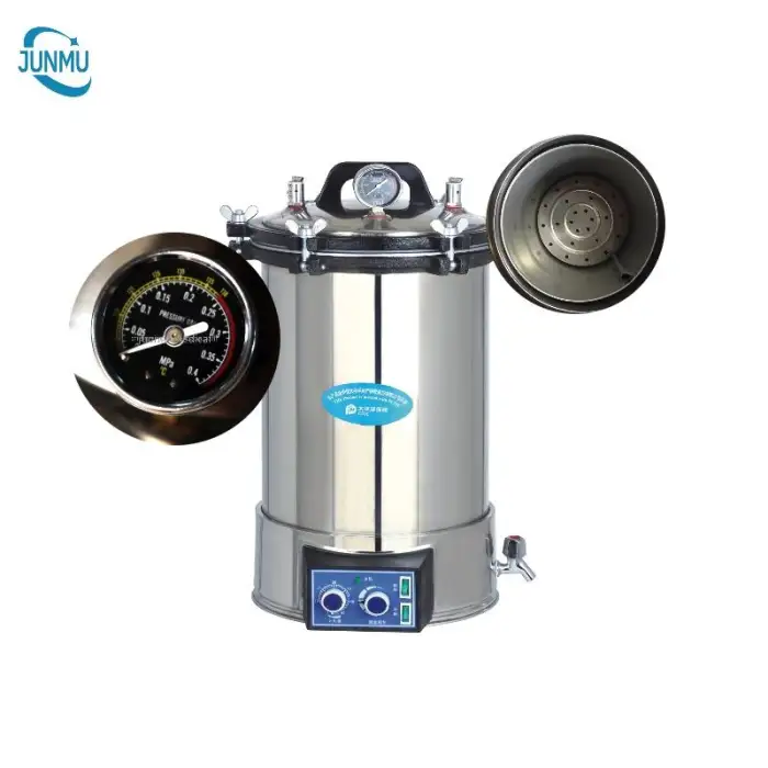 Portable Sterilizer 18L 24L Corrosion Durable Construction for Biomedical Engineering Medical Device