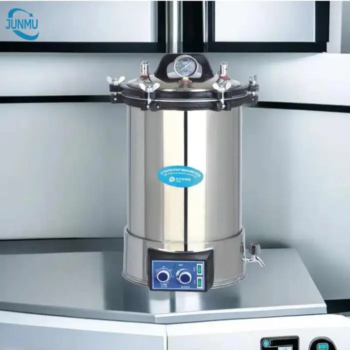 Portable Sterilizer 18L 24L Corrosion Durable Construction for Biomedical Engineering Medical Device