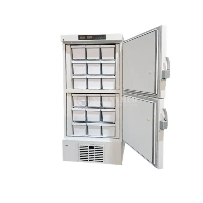 Medical Deep Freezer Vertical Medical Low Temperature Freezer -20℃ ~ -40℃ Dual Chamber Biomedical Freezer