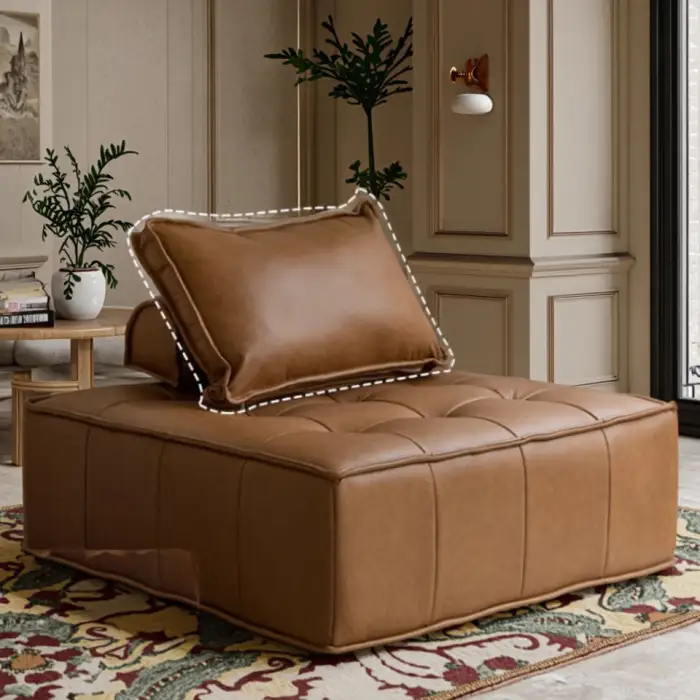 Modern Luxury Living Room Swivel Recliner Chair Tufted Lazy Single Sofa Designer Upholstered Lounge Comfortable Furniture