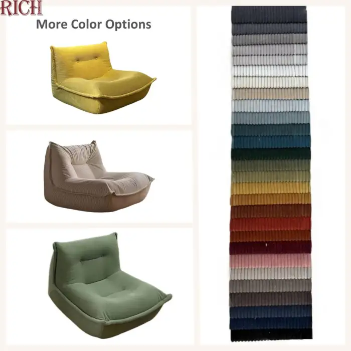 Modern Compressed Leisure Chair Vacuum Package Single Sofa for Home Apartment Villa Living Room Hotel Office Reading Lounge Room