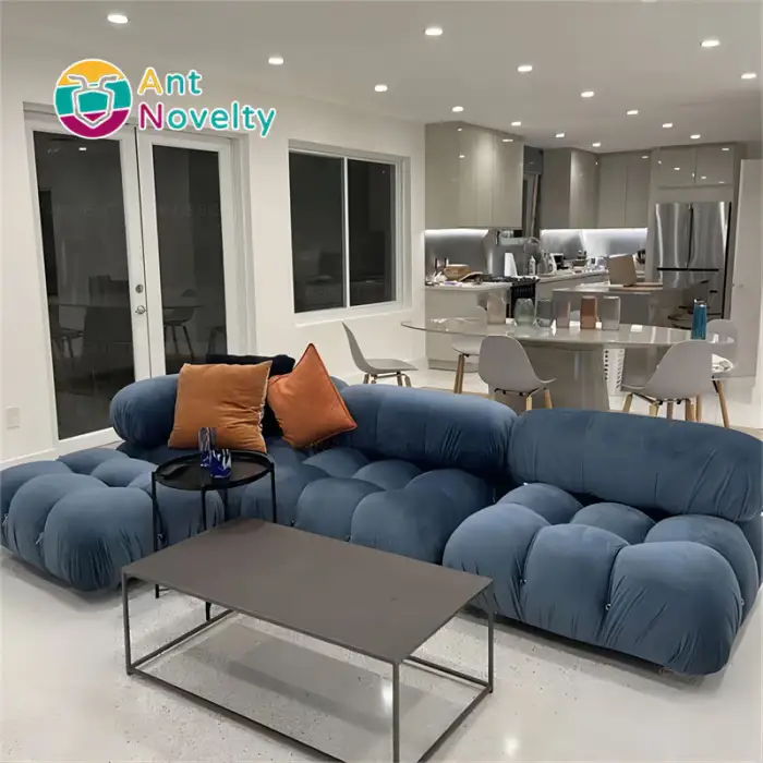 Tufted Sofa Modular Sofa Brown Modular Green Fabric Sofa Set Furniture Modern Living Room Funiture