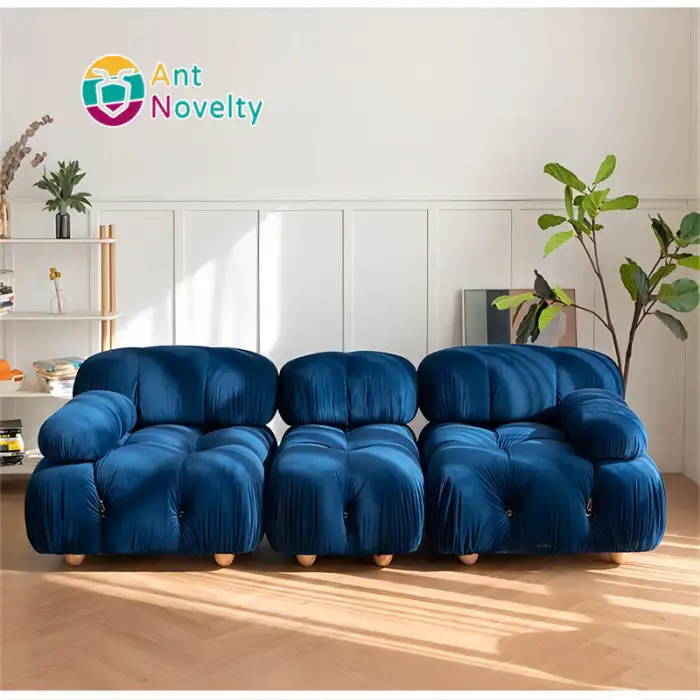 Tufted Sofa Modular Sofa Brown Modular Green Fabric Sofa Set Furniture Modern Living Room Funiture