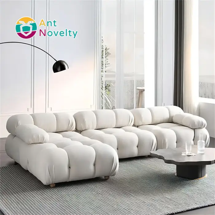 Tufted Sofa Modular Sofa Brown Modular Green Fabric Sofa Set Furniture Modern Living Room Funiture