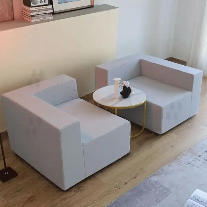 Modern 2-Seater Office Combination Sofa Compression Bed for Living Room Vacuum-Packed Sofas