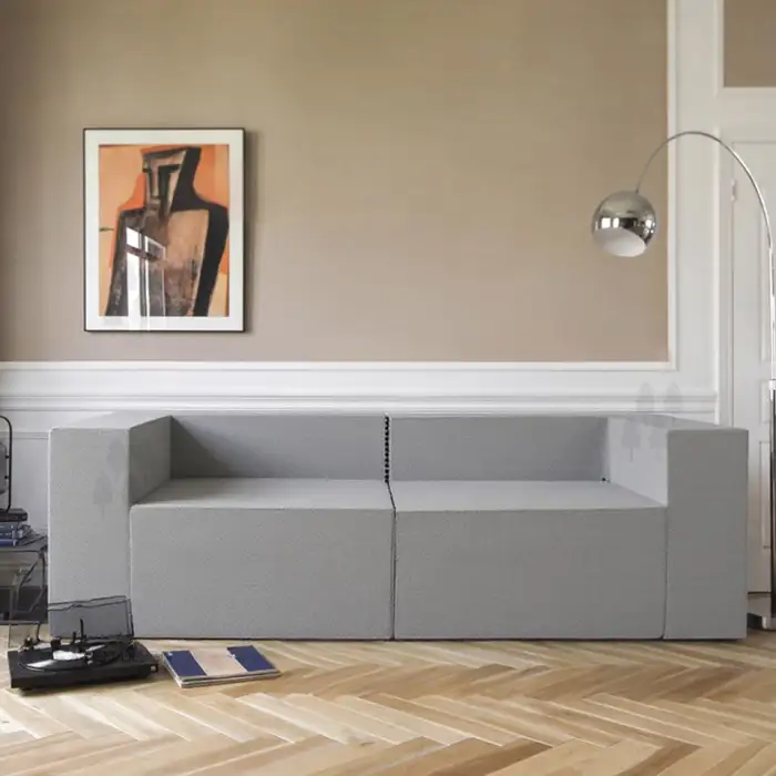 Modern 2-Seater Office Combination Sofa Compression Bed for Living Room Vacuum-Packed Sofas