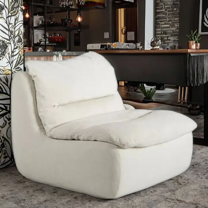 Healing Lazy Sofa Luxury Velvet Compressed Sofa Bedroom Living Room Sofa Chair Sectional Living Room Furniture for