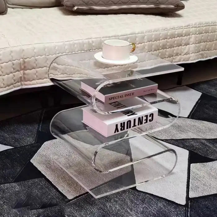 Bedside Table Nightstand Modern Fashion Acrylic Bedside Table Modern