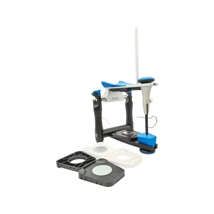 Adjustable High-Precision Dental Articulator with Facebow Semi-Magnetic Design for Denture Fabrication Dental Lab Tool