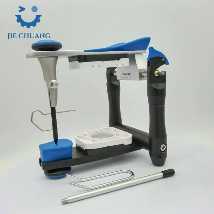 Adjustable High-Precision Dental Articulator with Facebow Semi-Magnetic Design for Denture Fabrication Dental Lab Tool