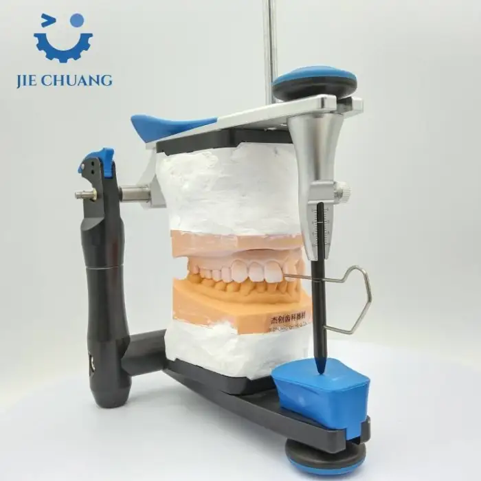 Adjustable High-Precision Dental Articulator with Facebow Semi-Magnetic Design for Denture Fabrication Dental Lab Tool