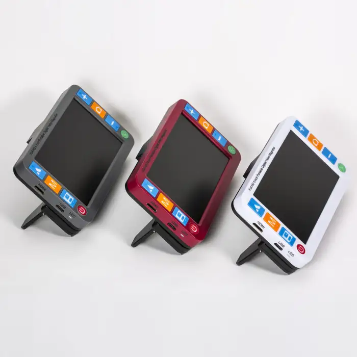 8MP 180 Degree Rotatable Bracket Handle Digital Video Loupes 32x Electronic Magnification Video Magnifier