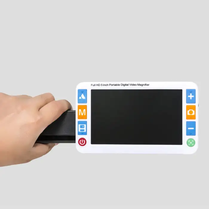 8MP 180 Degree Rotatable Bracket Handle Digital Video Loupes 32x Electronic Magnification Video Magnifier