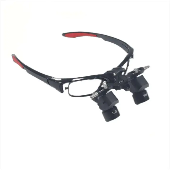 Arrival Ergo Conversion Lens Loupe 5x Surgical Dental Microscope 5W Wireless Clip-on Magnetic Square Headlight 2 Batteries