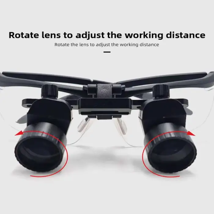 Dental Magnifier Magnification Binocular Surgical and Dental Loupes 2.5X 3.5X Dental Surgical Loupes With LED