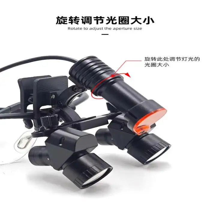 Dental Magnifier Magnification Binocular Surgical and Dental Loupes 2.5X 3.5X Dental Surgical Loupes With LED