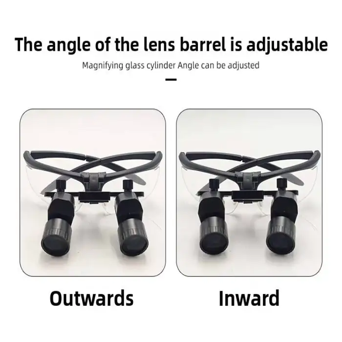 Dental Magnifier Magnification Binocular Surgical and Dental Loupes 2.5X 3.5X Dental Surgical Loupes With LED