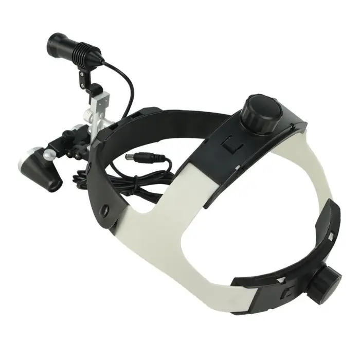 2.5X 3.5X Dental Surgical Binocular Eye Loupe LED Surgical Magnifying Glass Dental Loupe With LED Light
