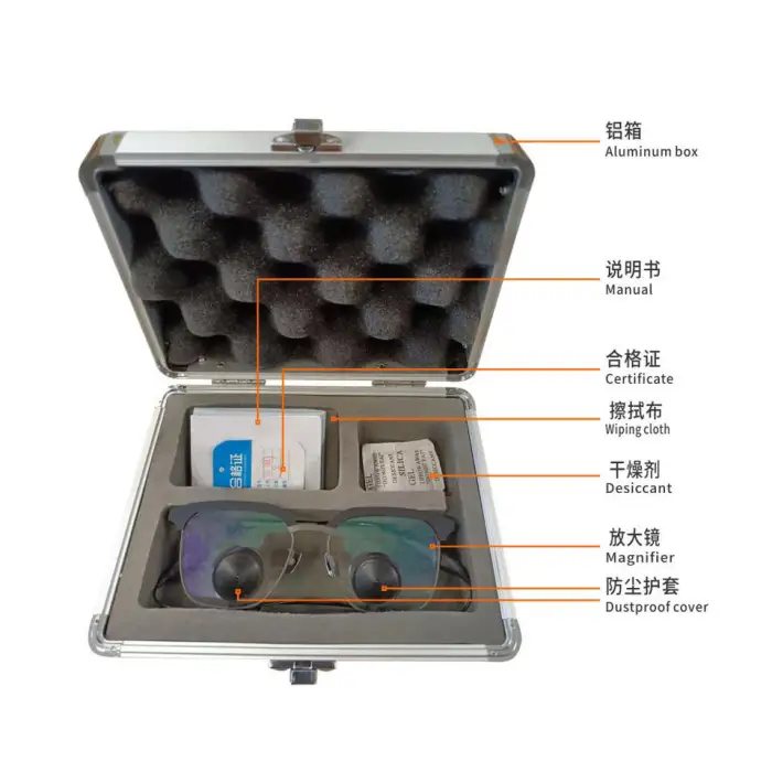 Chenwei CE-Quality Certified LED Light Dental Loupes Electric Surgical Medical Headlight for General Surgery 2.5x TTL Made Metal