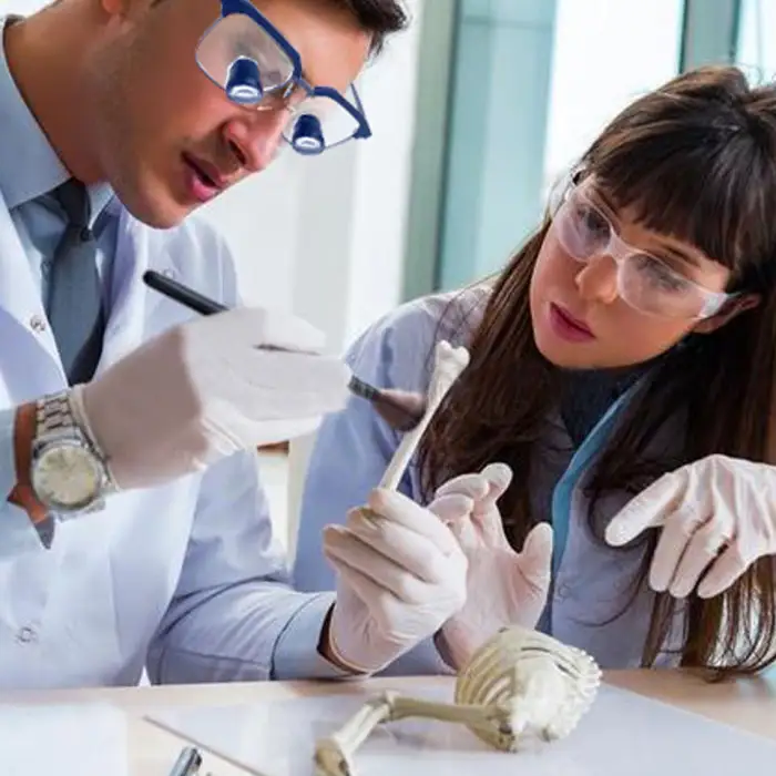 Chenwei CE-Quality Certified LED Light Dental Loupes Electric Surgical Medical Headlight for General Surgery 2.5x TTL Made Metal