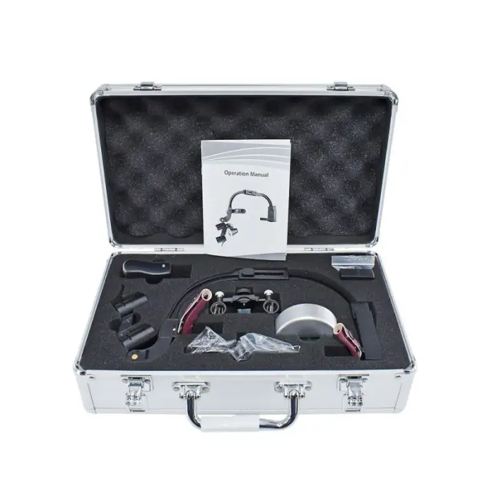 OEM 2.5X 3.5X Dental Headlamp Medical Loupes Magnifier Wireless Surgical Headlight