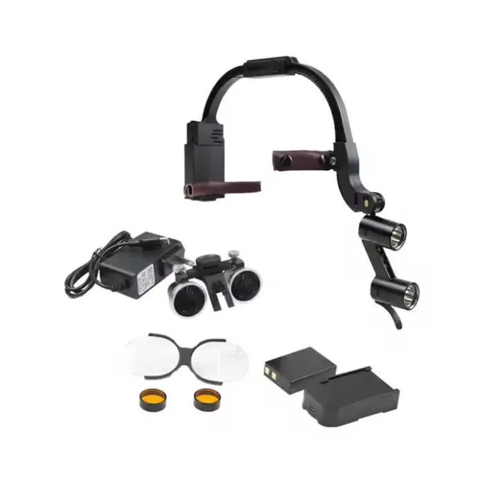 Dental LED Headlight Binocular Loupes Medical Wireless Magnifiers Glasses Dental Loupes 2.5x 3.5x Magnifier