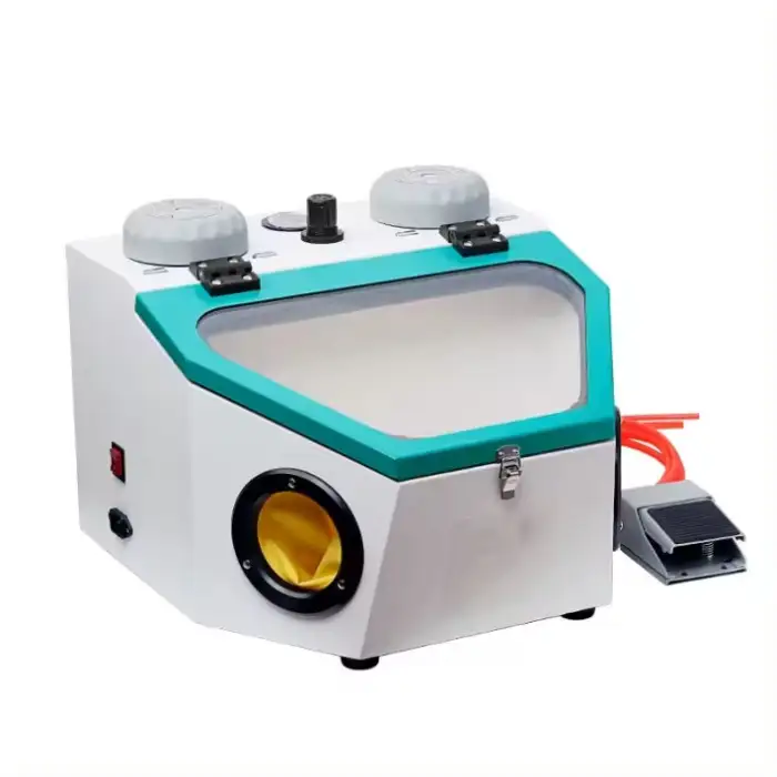 Jewelry Machine Equipment Two Pens Sand Blasting Machine Jewelry Sandblaster Dental Sandblasting Machine