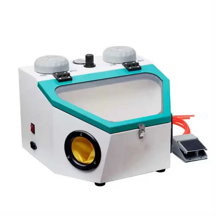 Jewelry Machine Equipment Two Pens Sand Blasting Machine Jewelry Sandblaster Dental Sandblasting Machine