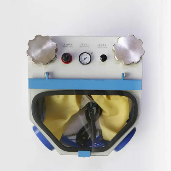 Dental Lab Fine Sand Blaster Twin Pen and Tank Sandblaster