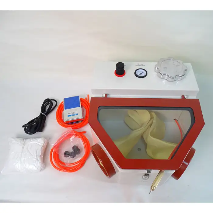 Products Dental Sandblaster Double Pen Sandblasting Machine With Light Tooth Blasting Electric Twin-pen Blasting Unit