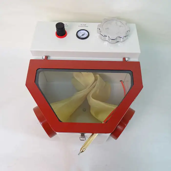 Products Dental Sandblaster Double Pen Sandblasting Machine With Light Tooth Blasting Electric Twin-pen Blasting Unit