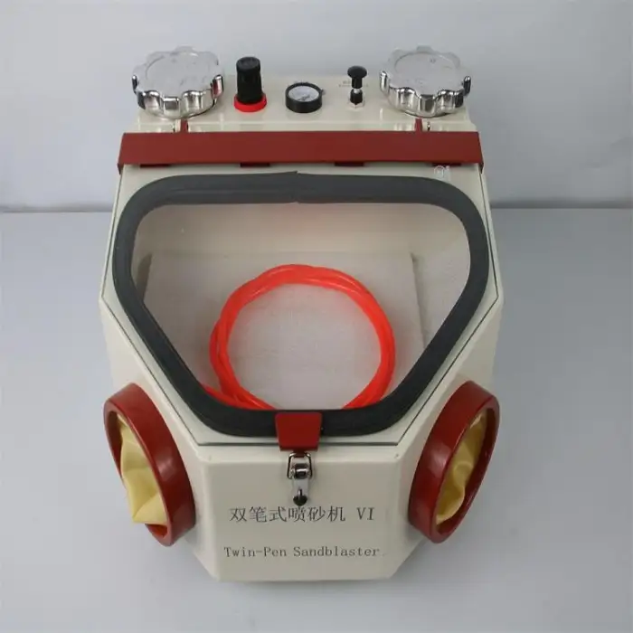 Dental Products Twin-Pen Dental Sandblaster Dental Sandblasting Machine of Dental Lab Equipment