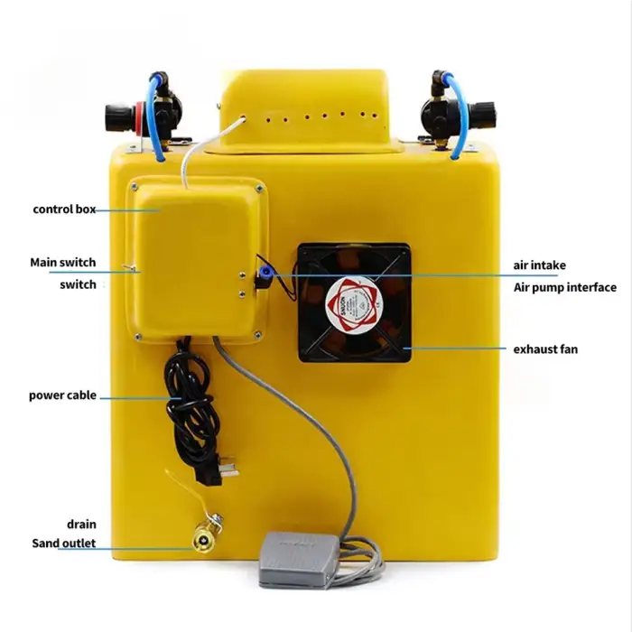 Sandblaster Dental Machine Sandblaster Bracelet Polishing Pneumatic Water Equipment Jewelry Sandblasting Machine