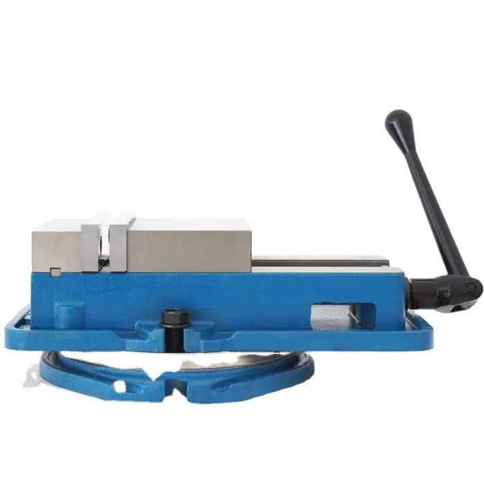 Accu-Lock QM16125 Manual Type Lathe Milling Machine Cast Iron Grinding Machine with Rotary Base and Jaw Vise