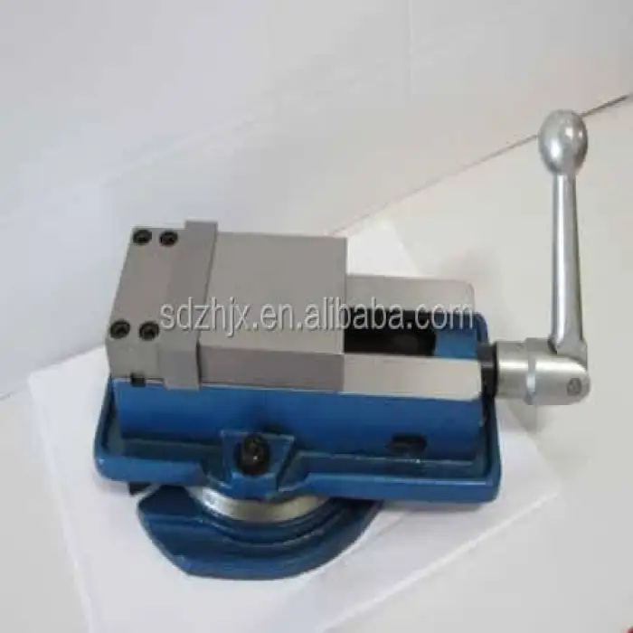 Accu-Lock QM16125 Manual Type Lathe Milling Machine Cast Iron Grinding Machine with Rotary Base and Jaw Vise