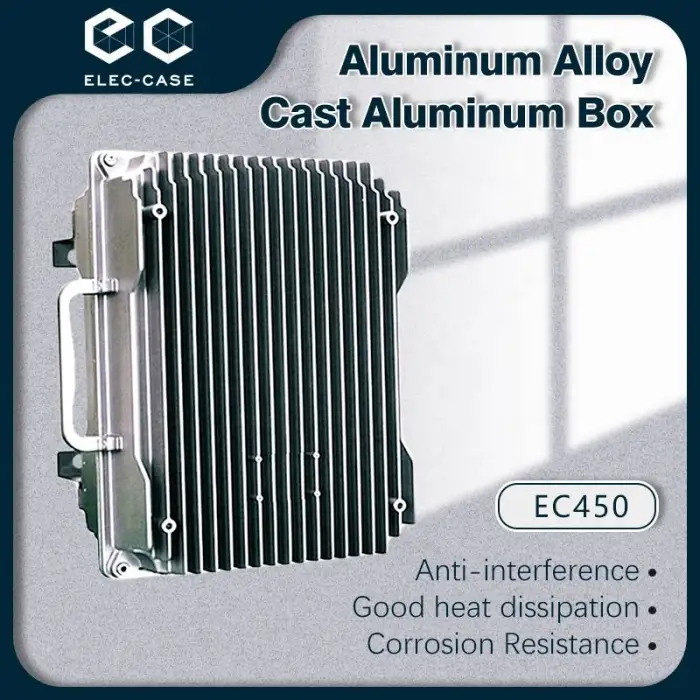 C Lithium Battery Storage Case Aluminum Box Pole Mounting Heat Dissipation Enclosure Cabinet Aluminium Die Cast Box