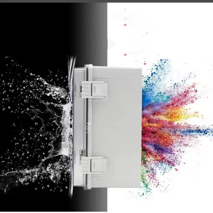 Waterproof Plastic Electronic Junction Enclosure Box Outdoor Power Instrument Monitor Instrument Enclosure