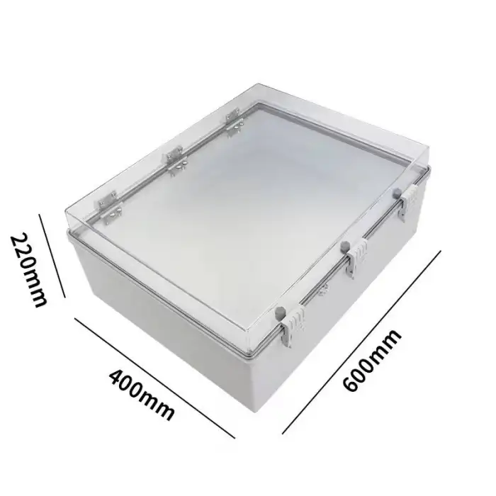 Waterproof Plastic Electronic Junction Enclosure Box Outdoor Power Instrument Monitor Instrument Enclosure