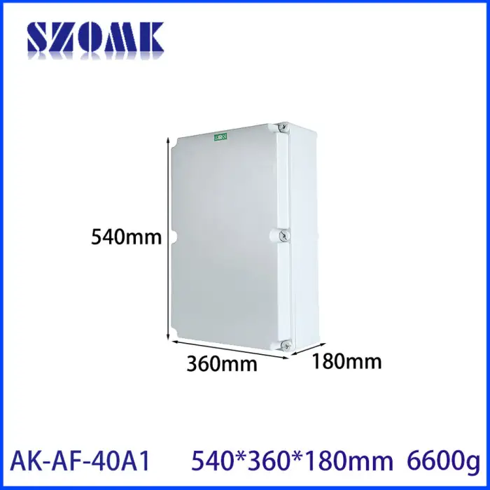 540x360x180mm Heavy Duty Waterproof Plastic Storage Box Hinged Cover Abs Enclosure Waterproof Box Ip67 With Screws