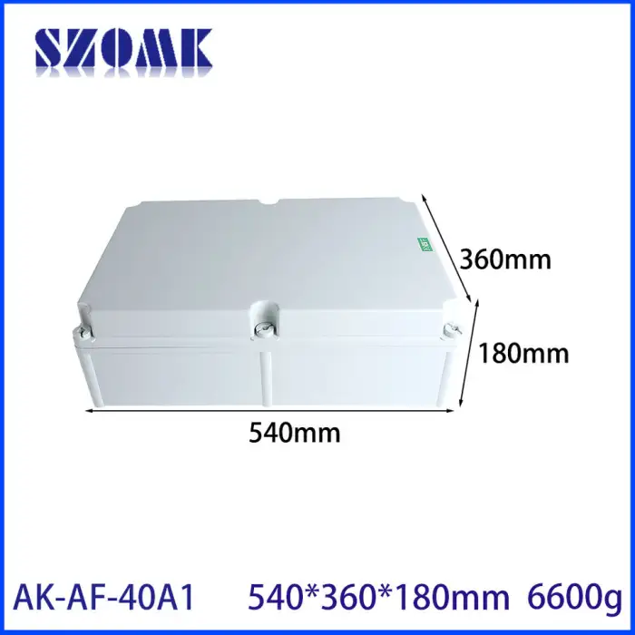 540x360x180mm Heavy Duty Waterproof Plastic Storage Box Hinged Cover Abs Enclosure Waterproof Box Ip67 With Screws