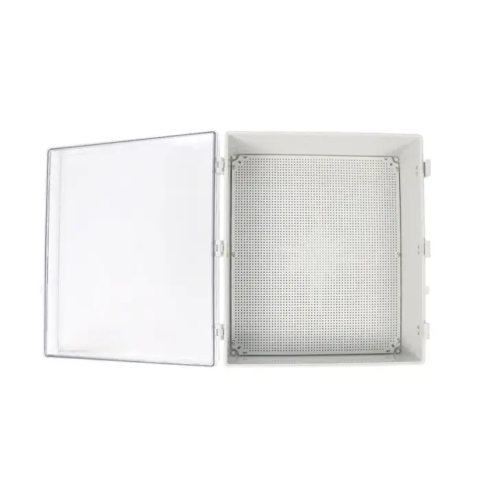 600x500x220mm Outlet Waterproof Ip67 Polycarbonate ABS PC Clear Plastic Hinged Lid Boxes Junction Boxes With Cover Plate