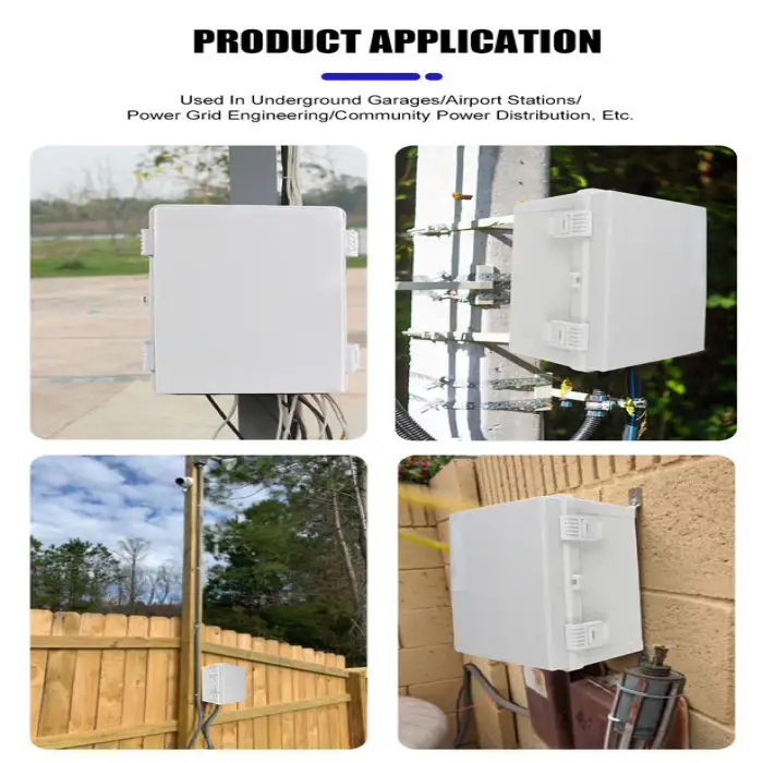 600x500x220mm Outlet Waterproof Ip67 Polycarbonate ABS PC Clear Plastic Hinged Lid Boxes Junction Boxes With Cover Plate