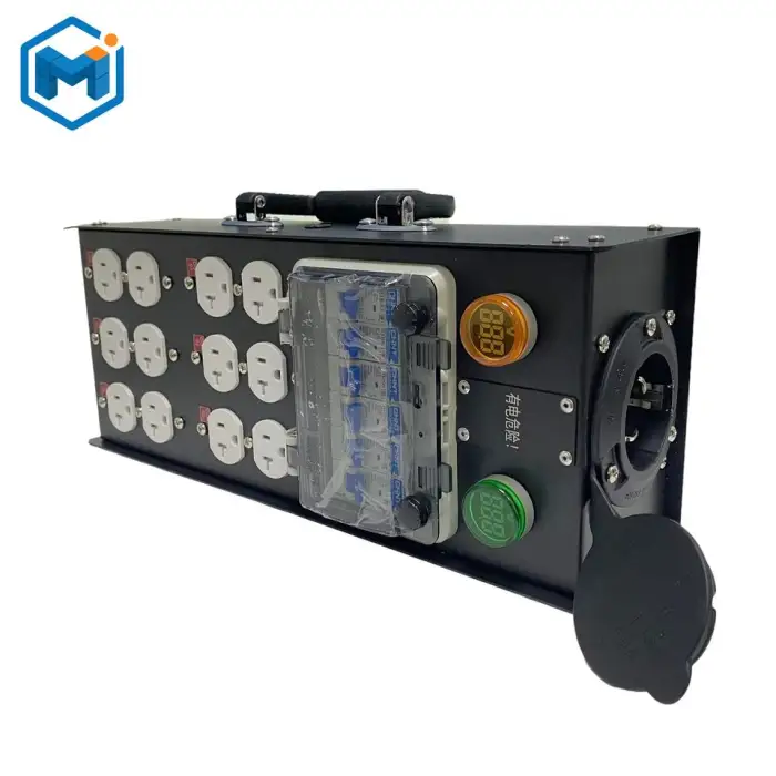 SS2-50 50A Input with 6 Channels L5-20 Outputs Portable Power Distribution Box